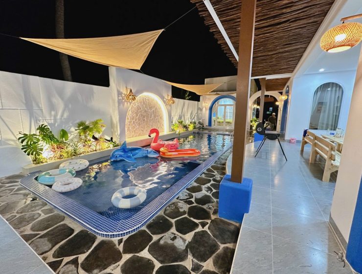 VILLA 4 PHÒNG NGỦ – G86 – HỒ BƠI – GẦN BIỂN MŨI NÉ